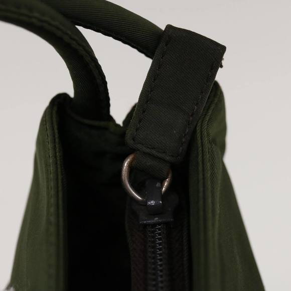 PRADA Tote Bag Nylon Green Auth ac2766 - Picture 10 of 16